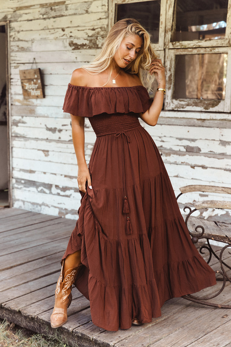 brown tropical dress Buy Women's Dresses Brown Tropical Online